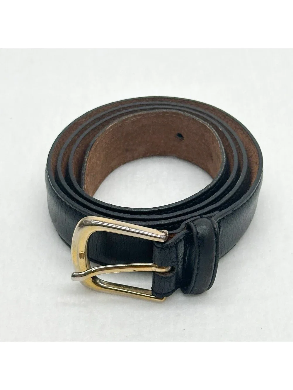 Classic Black Dress Belt Genuine Leather Made In USA Men’s Size 36